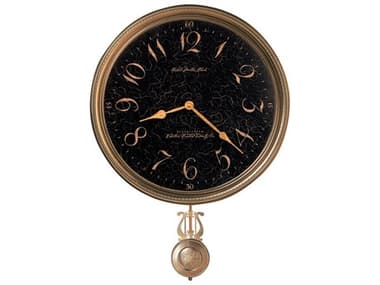 Howard Miller Paris Night Antique Brass Wall Clock HOW620449