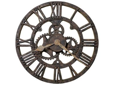 Howard Miller Allentown Rust Oversized Gallery Wall Clock HOW625275