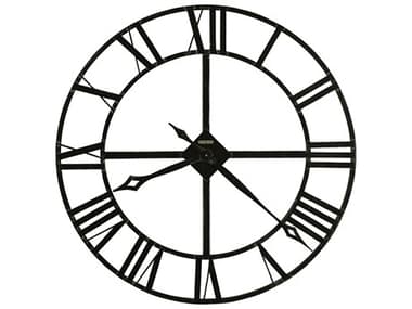 Howard Miller Lacy 32'' Round Dark Charcoal Gray Oversized Gallery Wall Clock HOW625372
