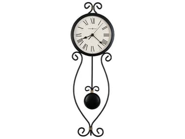 Howard Miller IVana Antique Black Wall Clock HOW625495