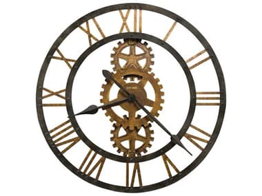 Howard Miller Crosby Antique Brass Oversized Gallery Wall Clock HOW625517