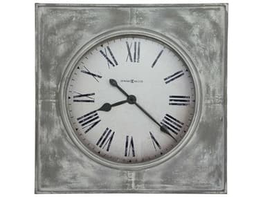 Howard Miller Bathazaar Aged White & Gray Wall Clock HOW625622