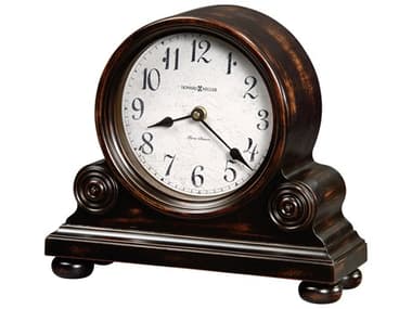 Howard Miller Murray Worn Black Mantel Clock HOW635150