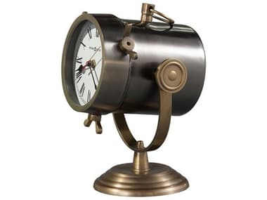 Howard Miller Vernazza Antique Nickel Mantel Clock HOW635193