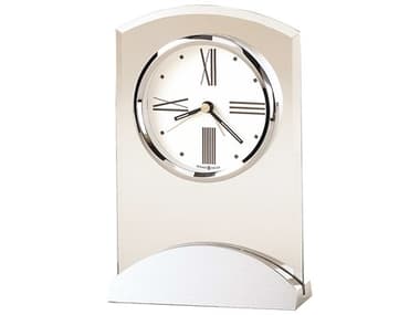 Howard Miller Tribeca Polished Silver Table Clock HOW645397