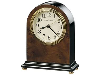 Howard Miller Bedford Walnut Piano Arch Table Clock HOW645576