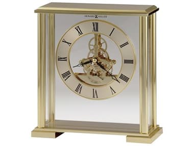 Howard Miller Fairview Brushed And Polished Brass Clock HOW645622