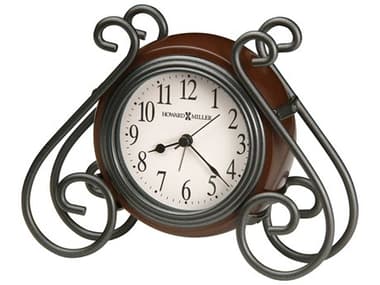 Howard Miller Diane Medium Brown Alarm Clock HOW645636