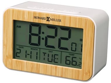 Howard Miller Bamboo Box Alarm Clock HOW645844