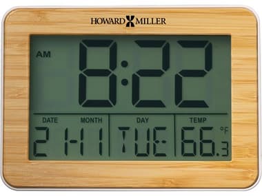 Howard Miller Bamboo Frame Alarm Clock HOW645845