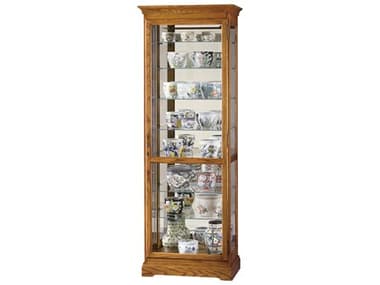 Howard Miller Chesterfield II 17" Solid Wood Curio Display Cabinet HOW680288