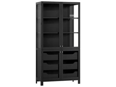 Howard Miller Laurie Hardwood Display Storage Cabinet HOW680775