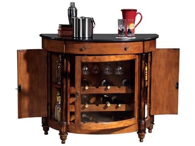 Howard Miller Merlot Brown Umber Wood Wine Cabinet HOW695016