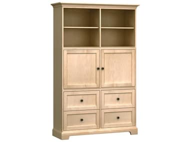 Howard Miller Custom Home Storage Cabinet 50" Wide Beige Hardwood Wardrobe Armoire HOWHS50N
