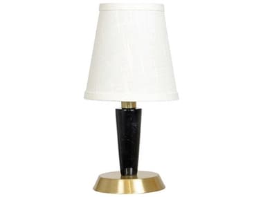 House of Troy Bryson Satin Brass Black Table Lamp HTB206SB