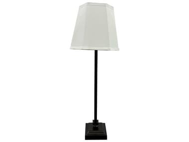 House of Troy Bristol White Linen Hardback Buffet Lamp HTB591