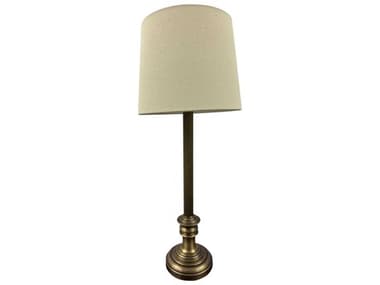 House of Troy Bristol Off White Linen Hardback Buffet Lamp HTB953