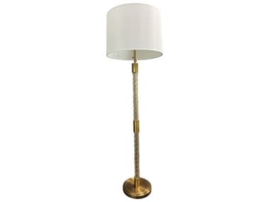 House of Troy Chloe Brushed Brass Floor Lamp HTC602BB