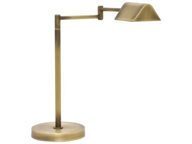 House of Troy Delta LED Task Antique Brass Desk Lamp HTD150AB
