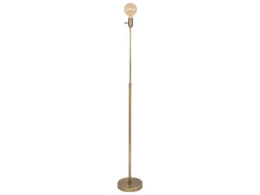 House of Troy Ira 58-66" Tall Antique Brass Floor Lamp HTIR701AB