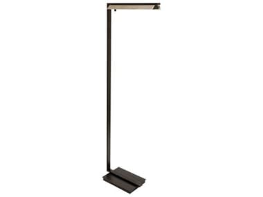 House of Troy Jay 52" Tall Black With Polished Nickel LED Floor Lamp HTJLED500BLK