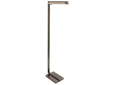 House of Troy Jay 52" Tall Granite With Satin Nickel Gray LED Floor Lamp HTJLED500GT