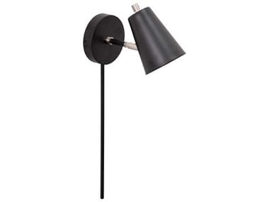 House of Troy Kirby 6" Tall 1-Light Black Nickel LED Wall Sconce HTK175BLK