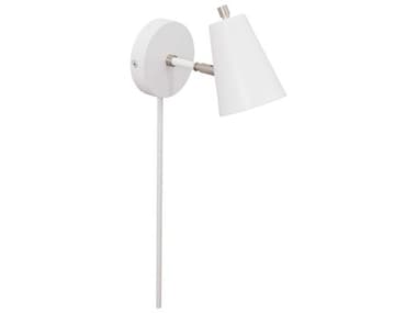 House of Troy Kirby 6" Tall 1-Light White Nickel LED Wall Sconce HTK175WT