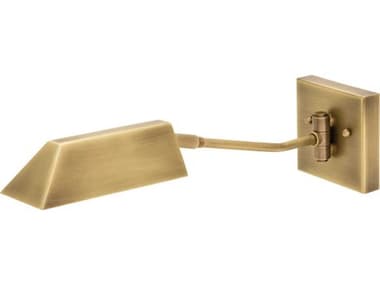 House of Troy Newbury 5" Tall 1-Light Antique Brass LED Wall Sconce HTNEW275AB