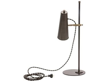 House of Troy Norton LED Chestnut Bronze Antique Brass Accents Desk Lamp HTNOR350CHBAB