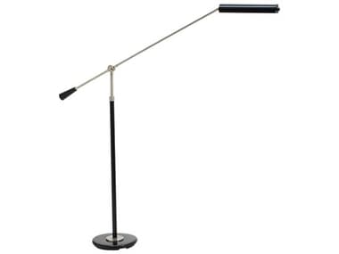 House of Troy Grand Piano 26-54" Tall Black & Satin Nickel LED Floor Lamp HTPFLED527