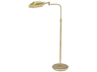 House of Troy Home and Office 34-48" Tall Brass Floor Lamp HTPH100J