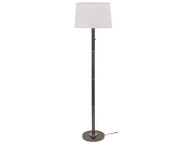 House Of Troy Rupert 62" Tall Granite With Satin Nickel Accents Floor Lamp HTRU703GT