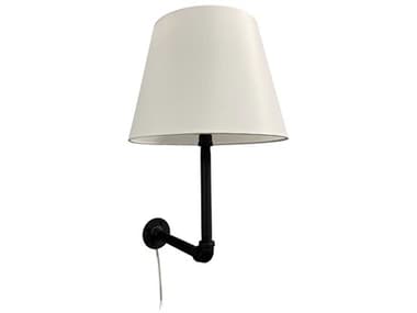 House of Troy Studio 18" Tall 1-Light Black Wall Sconce HTST675BLK