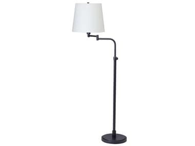 House of Troy Townhouse 50-58" Tall Black Floor Lamp HTTH700