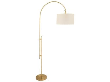 House of Troy Windsor 63-84" Tall Antique Brass Floor Lamp HTW401AB
