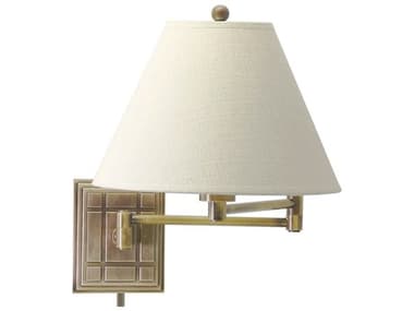 House of Troy 15" Tall 1-Light Brass Swing Wall Sconce HTWS750
