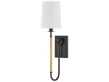 Hudson Valley Glenmont 1-Light Aged Brass Distressed Bronze Wall Sconce HV2071AGBDB