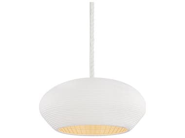 Hudson Valley Ferndale 1-Light Gesso White Pendant HV2224GSW