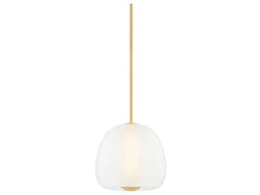 Hudson Valley Scranton 1-Light Aged Brass Pendant HV3015AGB