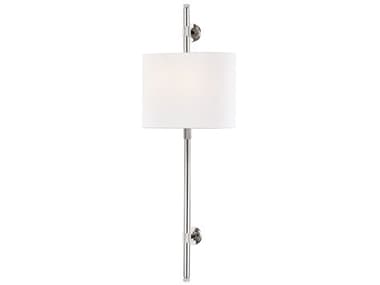Hudson Valley Bowery 34" Tall 2-Light Polished Nickel Wall Sconce HV3722PN