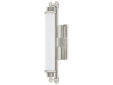 Hudson Valley Plandome 1-Light Polished Nickel Vanity Light HV4718PN