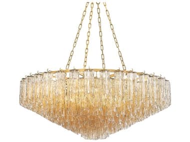 Hudson Valley Watertown 21-Light Aged Brass Chandelier HV4921AGB