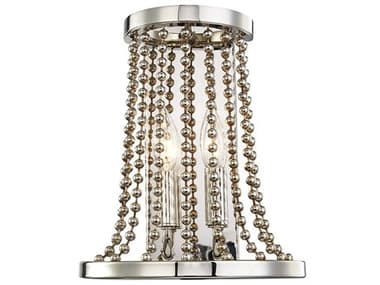 Hudson Valley Spool 2-Light Polished Nickel Wall Sconce HV5700PN