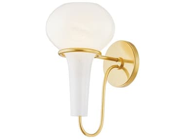 Hudson Valley Adams 1-Light Aged Brass Wall Sconce HV5813AGB