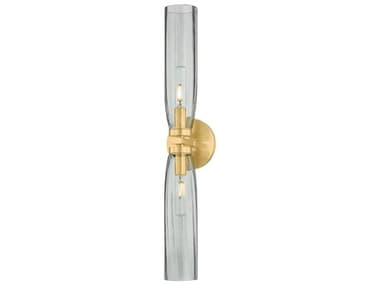 Hudson Valley Harpswell 2-Light Aged Brass Vanity Light HV6832AGB