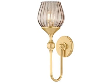 Hudson Valley Chatton 1-Light Aged Brass Wall Sconce HV6918AGB