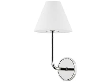 Hudson Valley Trice 15" Tall 1-Light Polished Nickel Wall Sconce HV7216PN