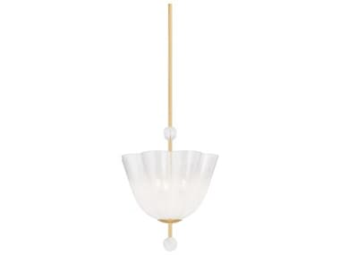 Hudson Valley Cambria Heights 3-Light Aged Brass Pendant HV7817AGB