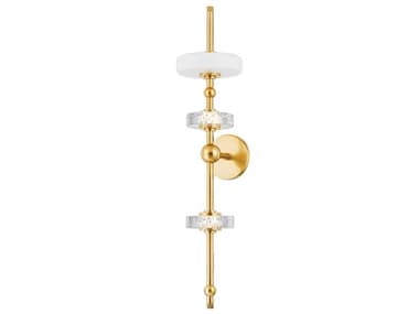 Hudson Valley Maynard 3-Light Aged Brass Wall Sconce HV8130AGB